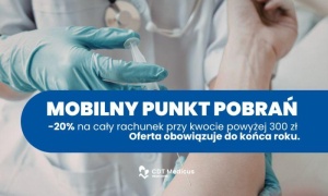 Mobilne punkt pobrań CDT Medicus w Lubinie, Legnicy i Jaworze