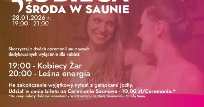 Kobieca noc saunowa w Aquparku Polkowice. To będzie wieczór pełen relaksu