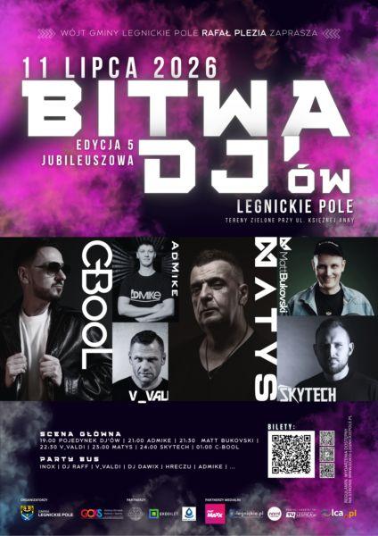 Bitwa DJ'ów 2026 już 11 lipca. Legnickie Pole ponownie zamieni się w muzyczną stolicę regionu