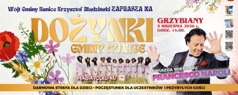 Zapraszamy na Święto Plonów gminy Kunice