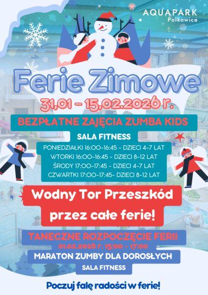 Feria pełne atrakcji w Aquaparku Polkowice