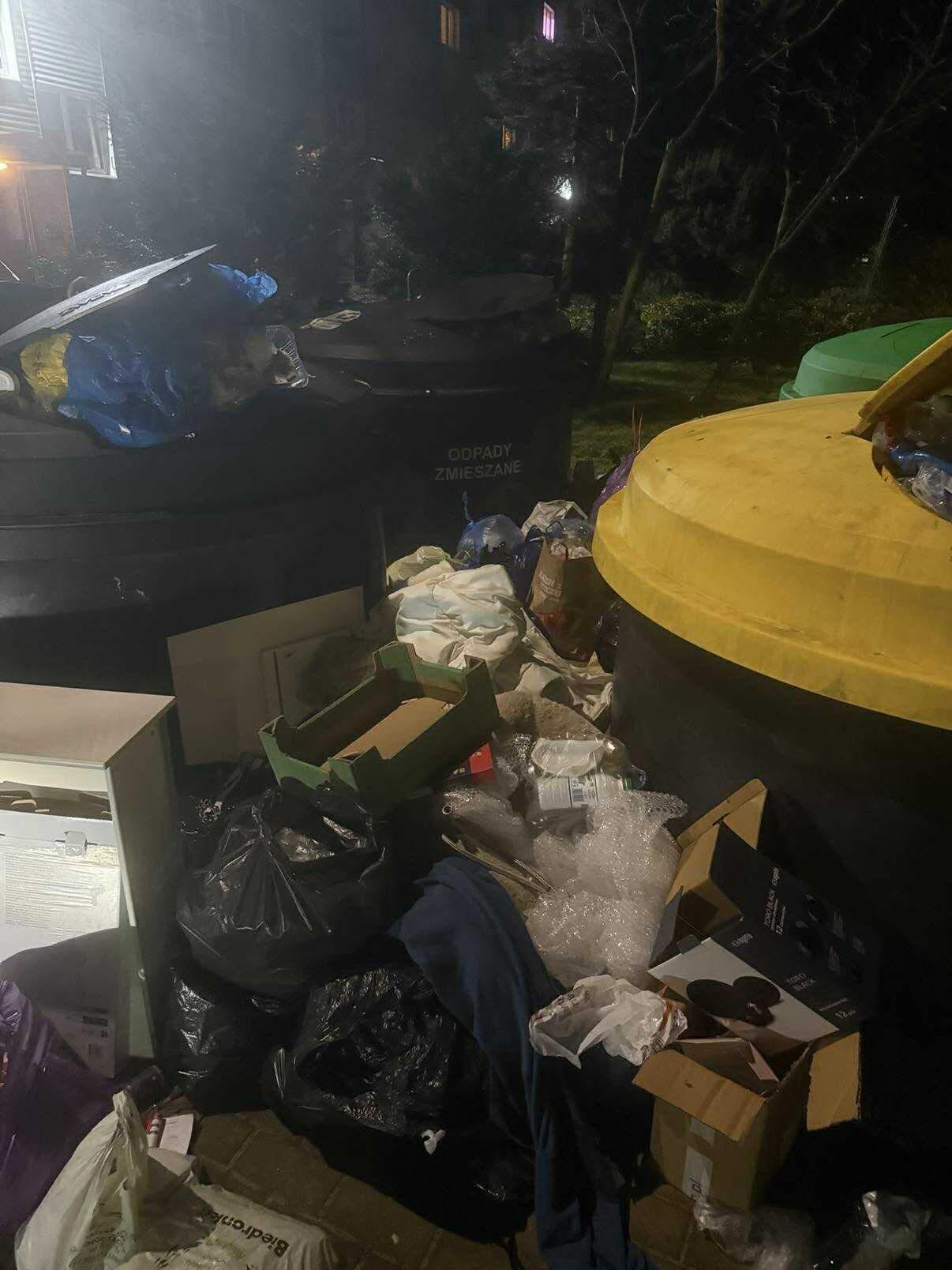 "Rewolucja śmieciowa" w Lubinie.Nie ma czego zazdrościć(FOTO)