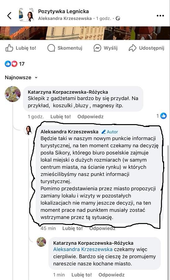 Szorstka miłość posła Lewicy i prezydenta Legnicy bez happy endu...