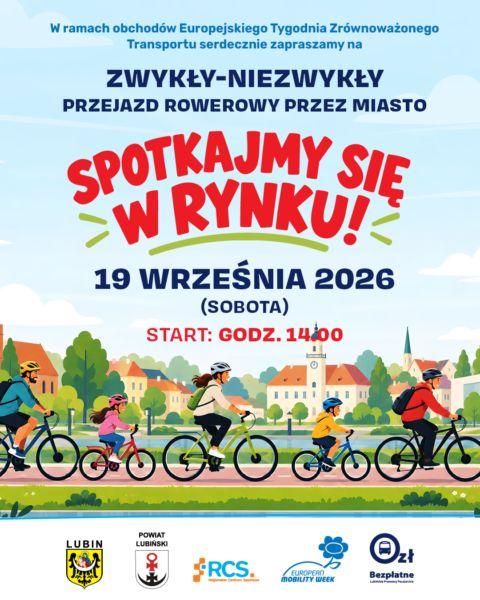 Zwykły–Niezwykły Przejazd Rowerowy przez Lubin