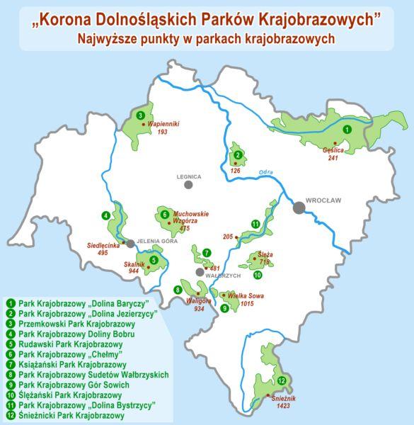 Zdobądź odznakę „Korona Dolnośląskich Parków Krajobrazowych”