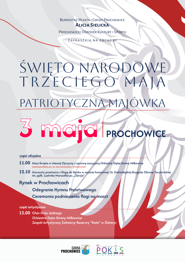 Patriotyczna Majówka w Prochowicach – obchody Święta Narodowego Trzeciego Maja
