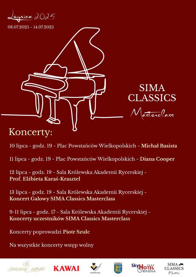 SIMA Classic Masterclass 2025 – Pianistyczne święto w Legnicy