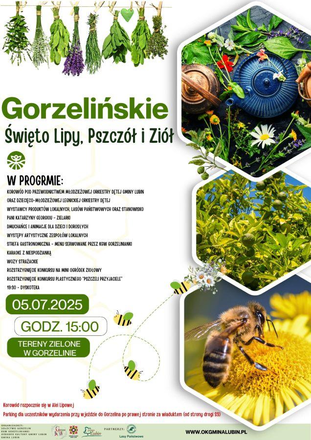 Zapraszamy na Święto Lipy, Pszczół i Ziół w Gorzelinie 