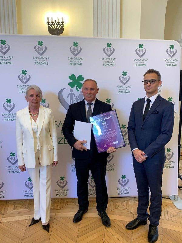 Certyfikat dla gminy Rudna