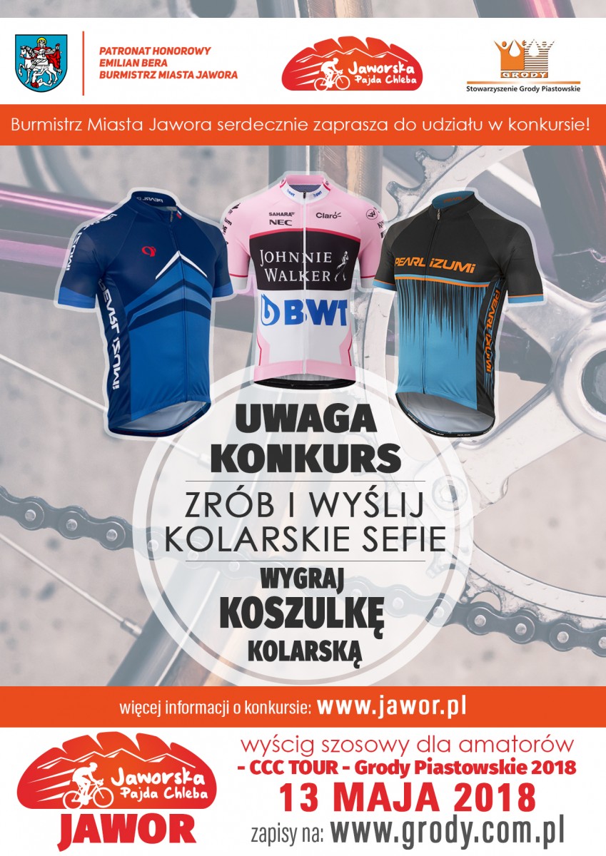 Zrób kolarskie selfie i wygraj koszulkę kolarską!