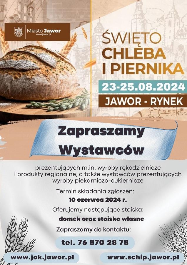 Ruszył nabór wystawców na Święto Chleba i Piernika w Jaworze. Będzie petarda