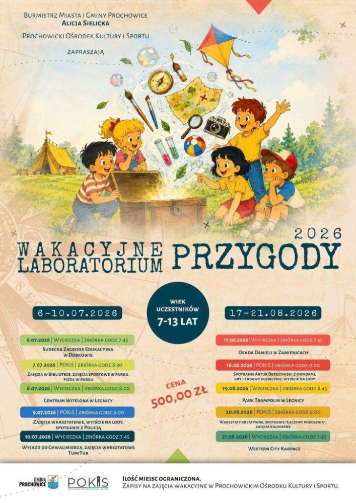 Wakacyjne Laboratorium Przygody w Gminie Prochowice