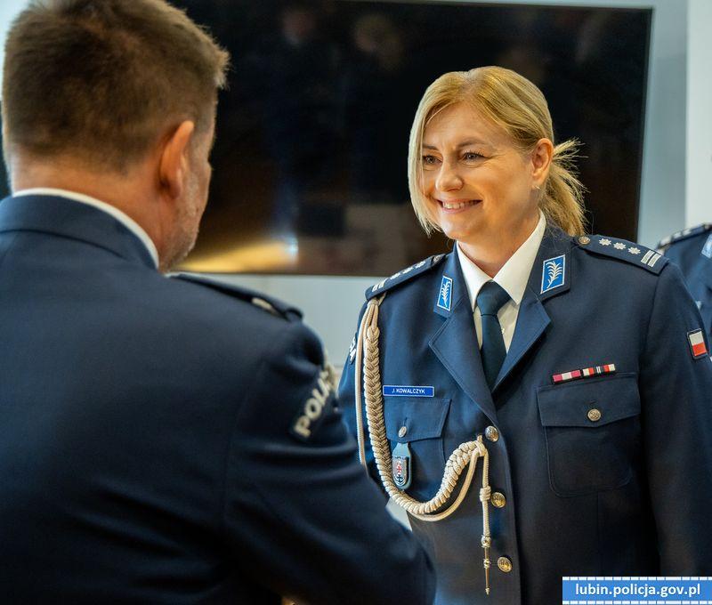 Inspektor Justyna Kowalczyk na czele lubińskiej policji