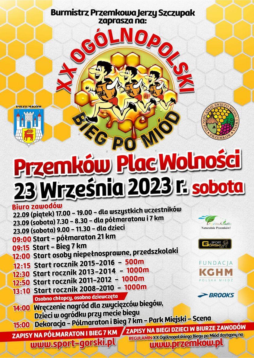 Tradycyjnie wystartują w Biegu po Miód. I po raz pierwszy: PÓŁMARATON!