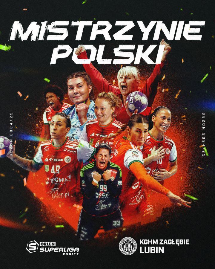 KGHM Zagłębie Lubin Mistrzyniami Polski 2024/2025