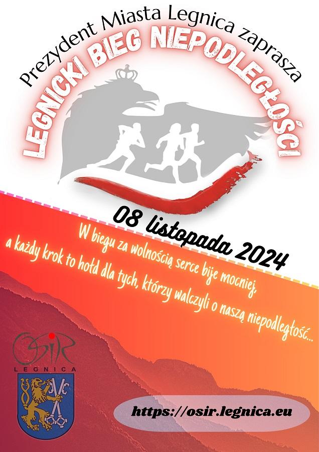 Ruszyły zapisy do Biegu Niepodległości w Legnicy