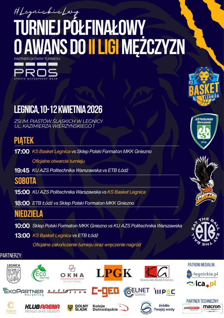 Legnickie Lwy w najbliższy weekend ruszają po 2 ligę