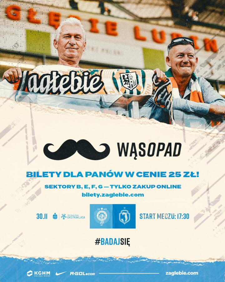 Zagłębie Lubin S.A. wspiera Movember! Specjalna oferta dla mężczyzn