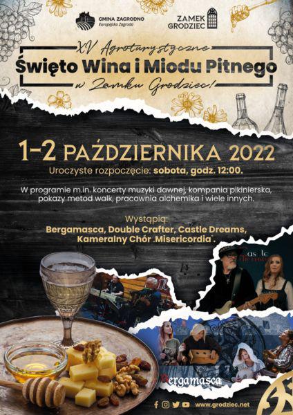 Święto Wina i Miodu na Grodźcu. Zamek przygotowuje się do dużego wydarzenia