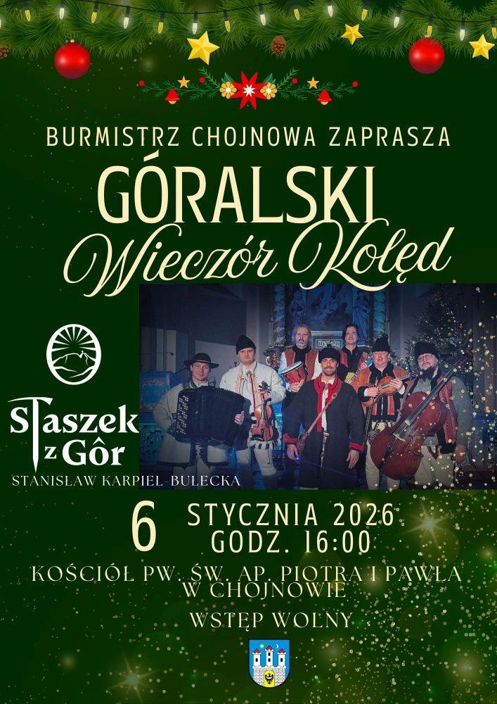 Góralskie wejście Chojnowa w 2026 rok. Po góralsku i z kolędami