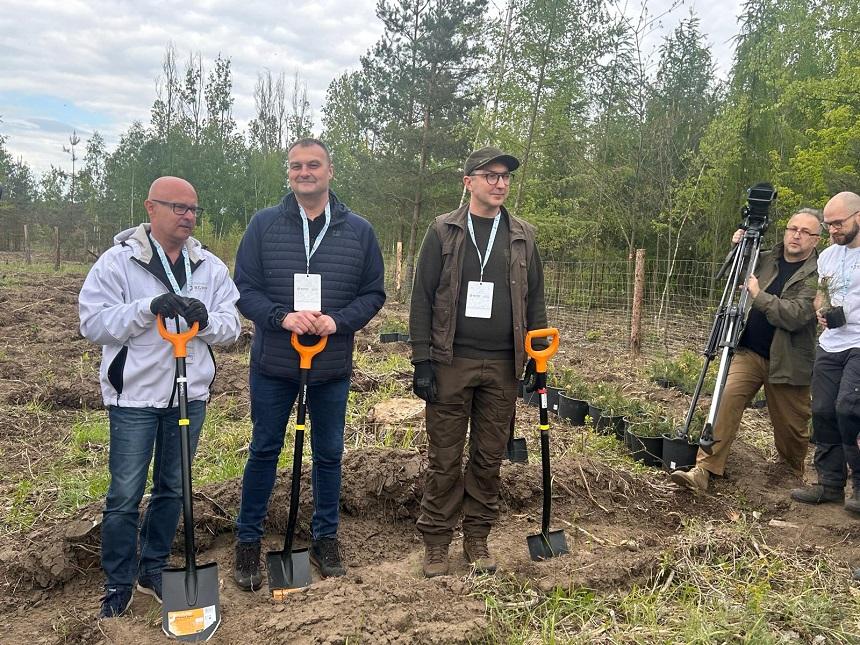 Wolontariusze KGHM posadzili kolejny las