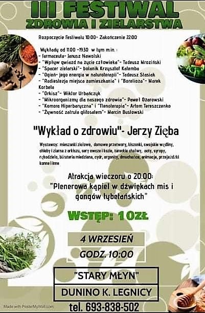 III Festiwal Zdrowia i Zielarstwa - Jerzy Zięba gościem
