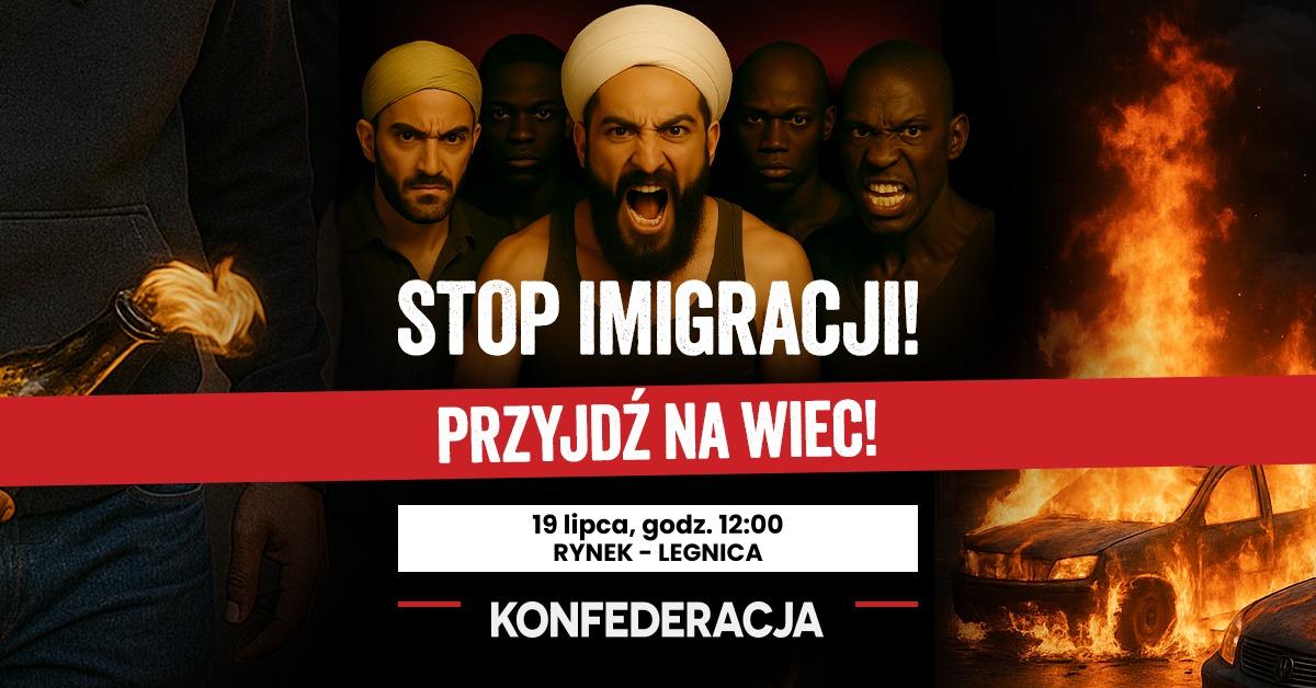 W sobotnie południe manifestacja Konfederacji na legnickim Rynku