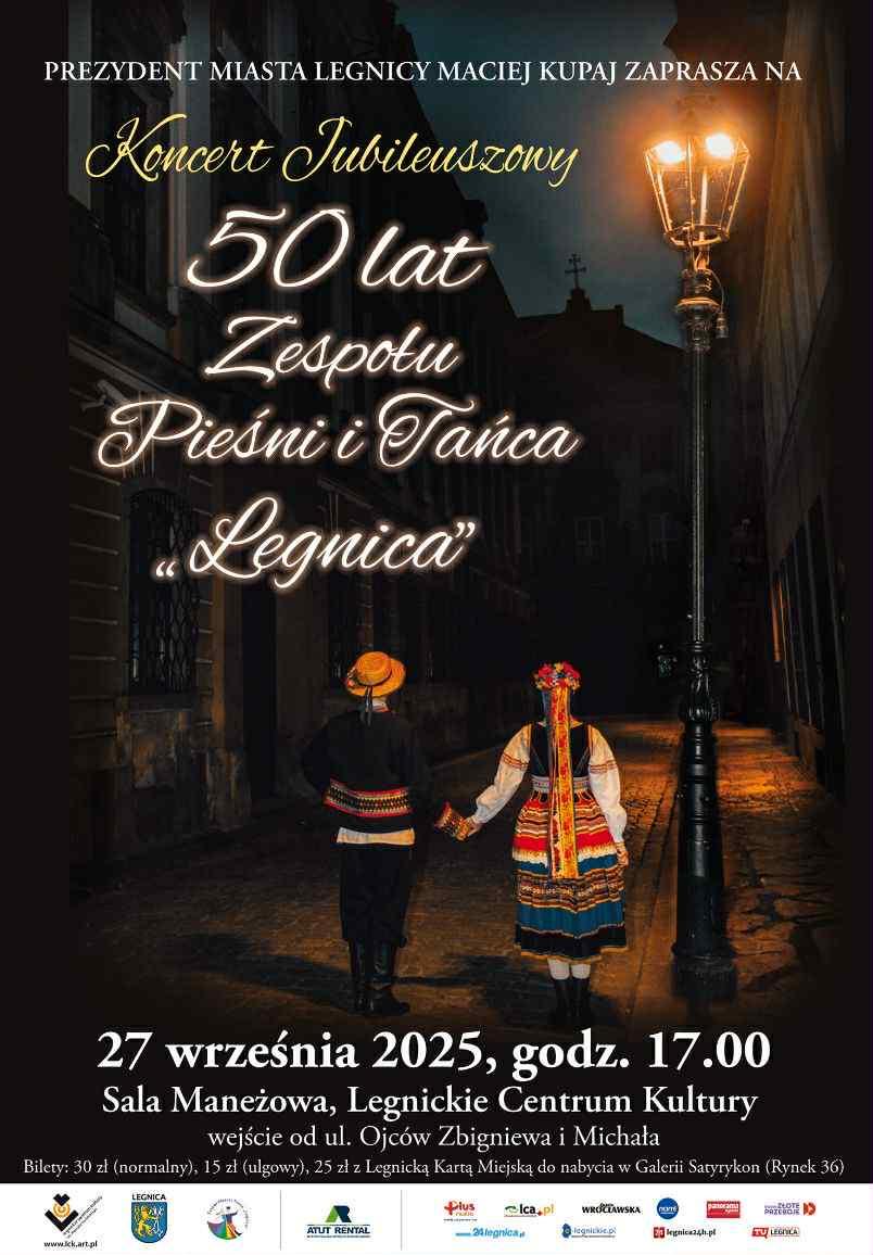 Jubileuszowe tańce Zespołu Pieśni i Tańca Legnica tylko odpłatnie
