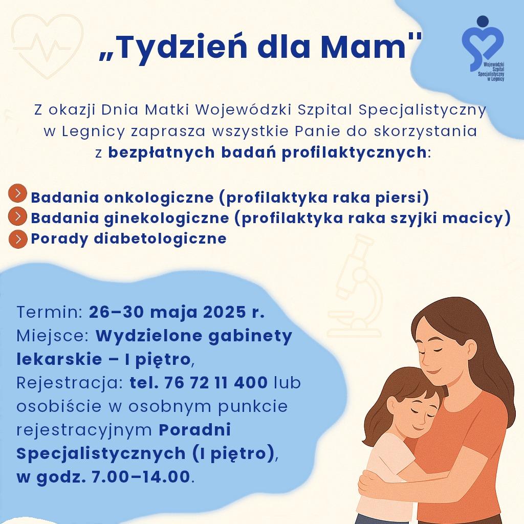 Tydzień dla Mam w Wojewódzkim Szpitalu Specjalistycznym w Legnicy