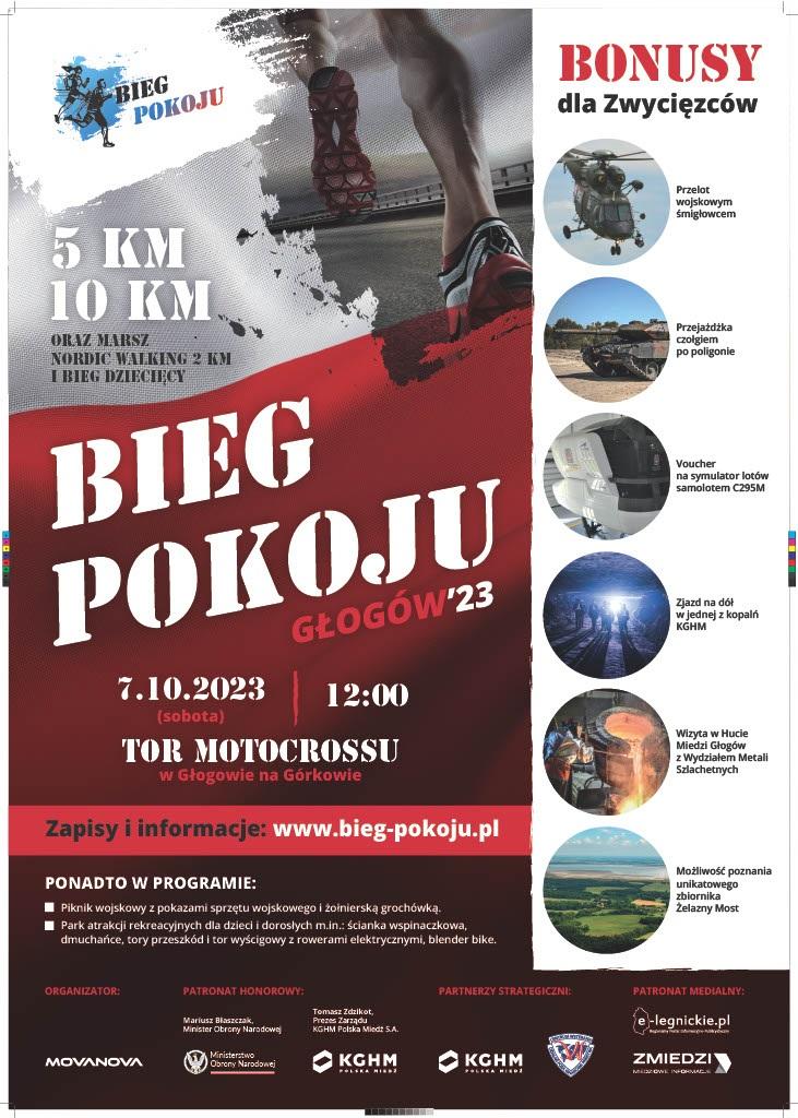 Ogromne zainteresowanie Biegiem Pokoju. Pobiegnie prezes KGHM Polska Miedź