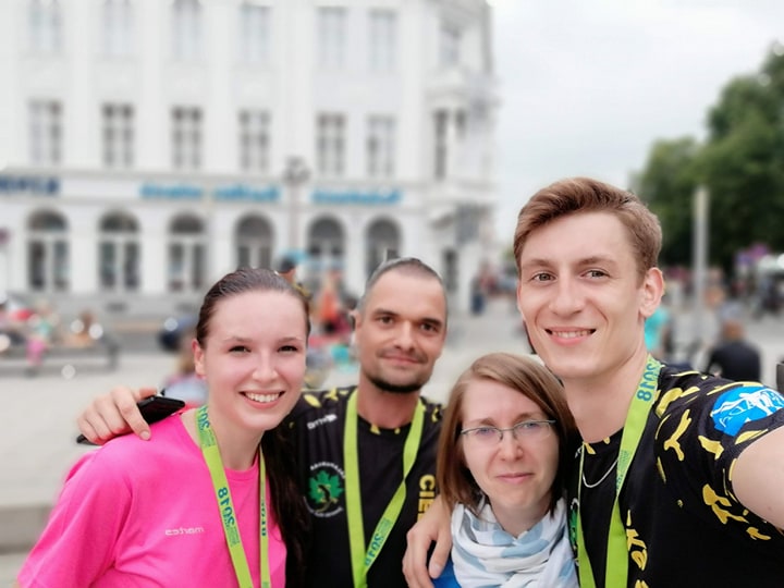 Salamandra pobiegła w maratonie