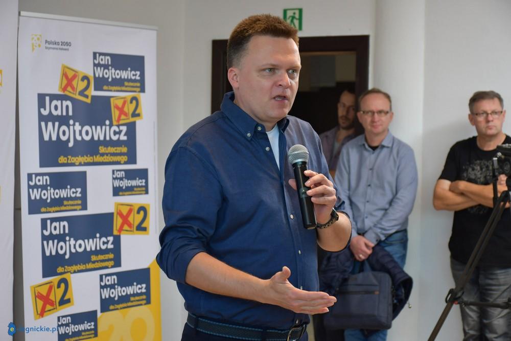 Szymon Hołownia w Polkowicach (FOTO)