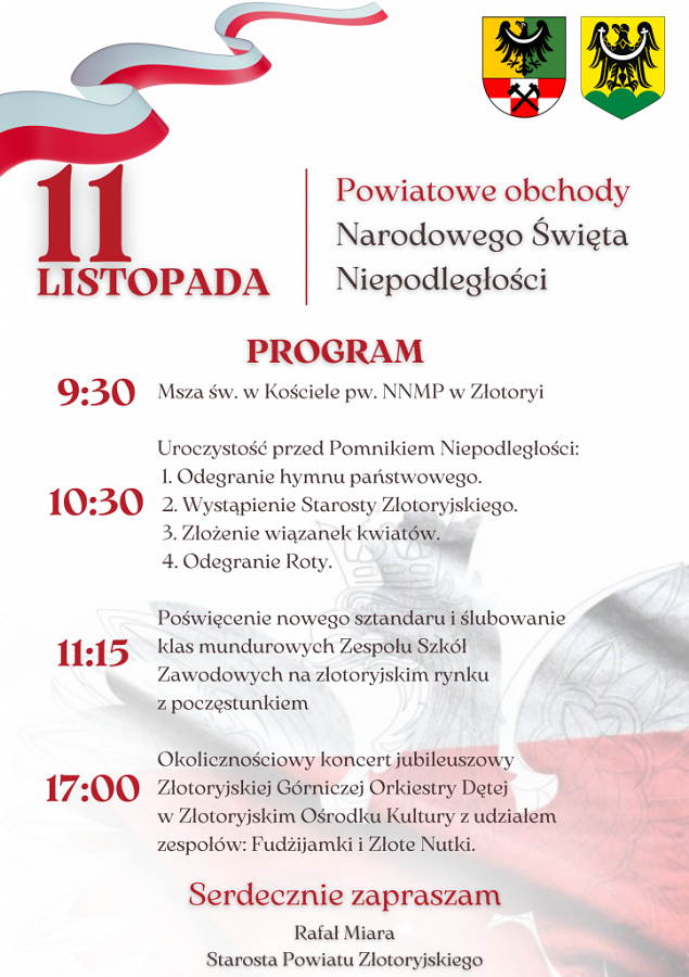 Powiatowe Święto Niepodległości w Złotoryi