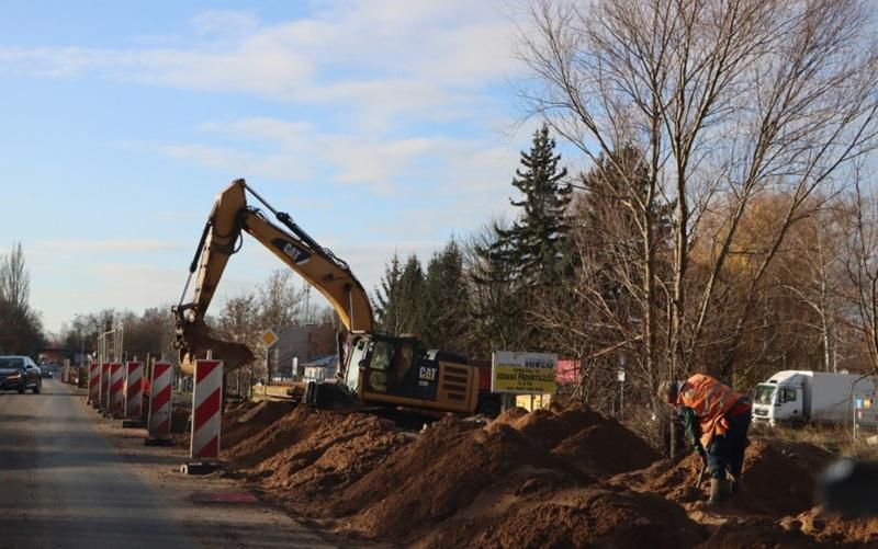Trwa przebudowa ul. Poznańskiej