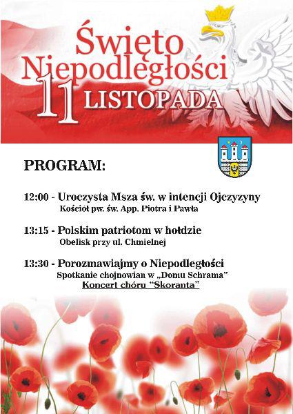 Mocno COOLturalny i patriotyczny listopad chojnowski...