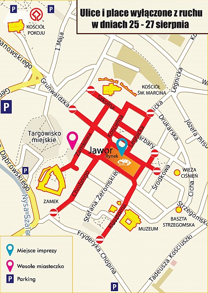 Na czas Święta Chleba - centrum zamknięte dla ruchu kołowego