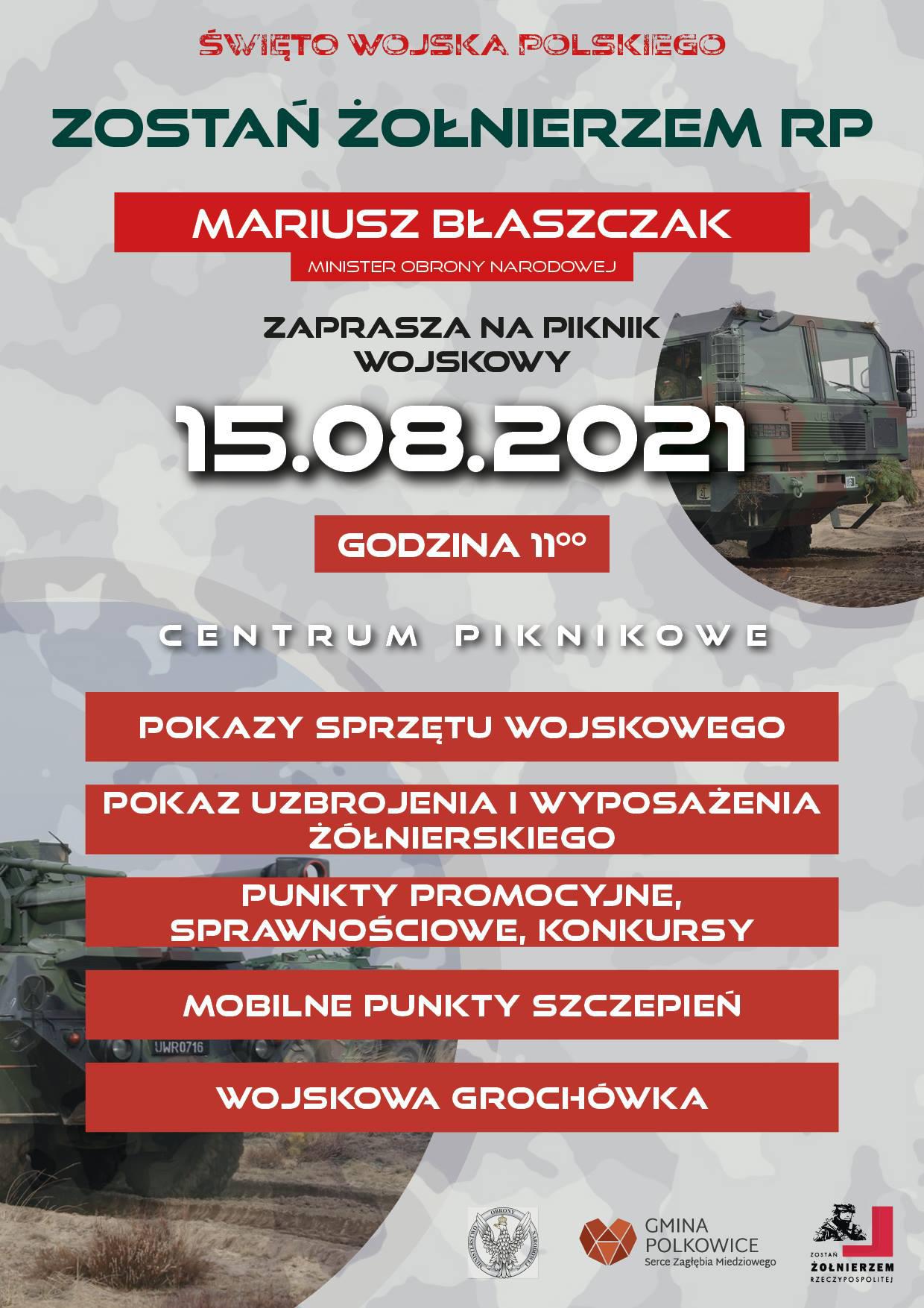 Militarny piknik na Święto Wojska Polskiego