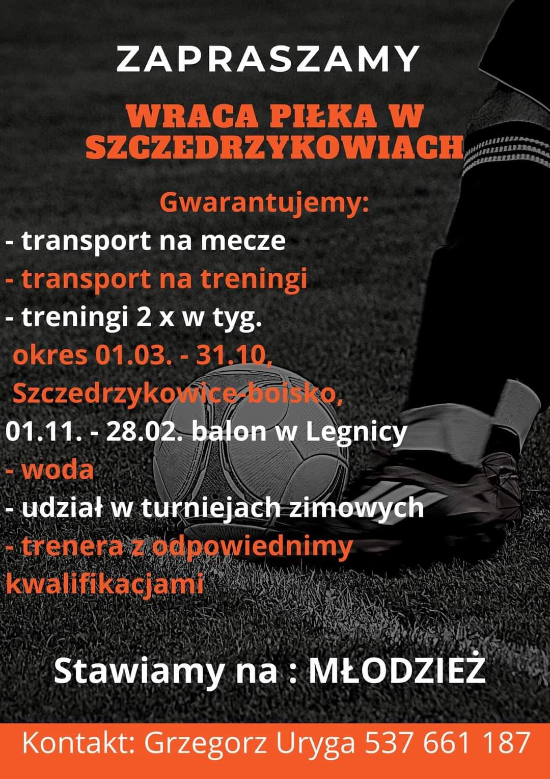 Futbol wraca do Szczedrzykowic
