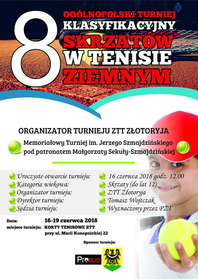 Tenisowy memoriał Szmajdzińskiego