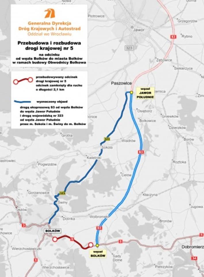 Uwaga kierowcy: utrudnienia na drodze krajowej nr 5. I tak do sierpnia!