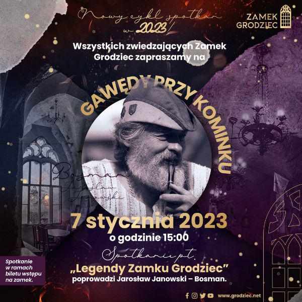 "Gawędy przy kominku" - nowy cykl spotkań w Zamku Grodziec!