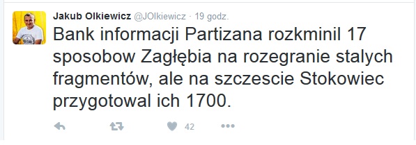 Twitter pod wrażeniem gry Miedziowych...