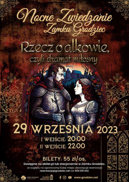 Rzecz o alkowie, czyli dramat miłosny – Nocne Zwiedzanie Zamku Grodziec
