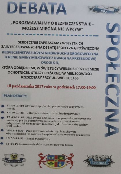 Będzie debata o bezpieczeństwie