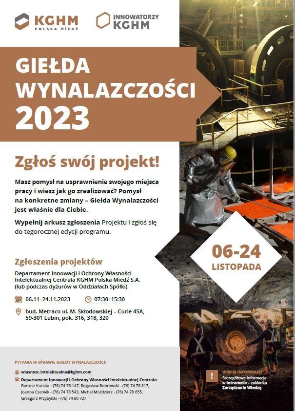 Giełda Wynalazczości dla pracowników KGHM – miedziowa spółka poszukuje usprawnień zaproponowanych przez załogę