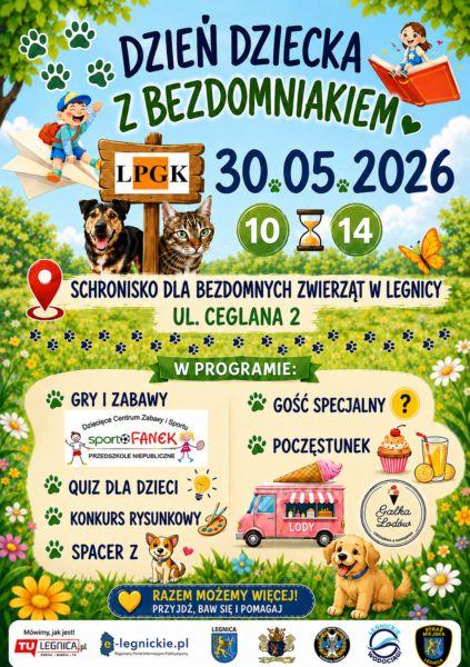 Dzień Dziecka w Schronisku dla Bezdomnych Zwierząt w Legnicy