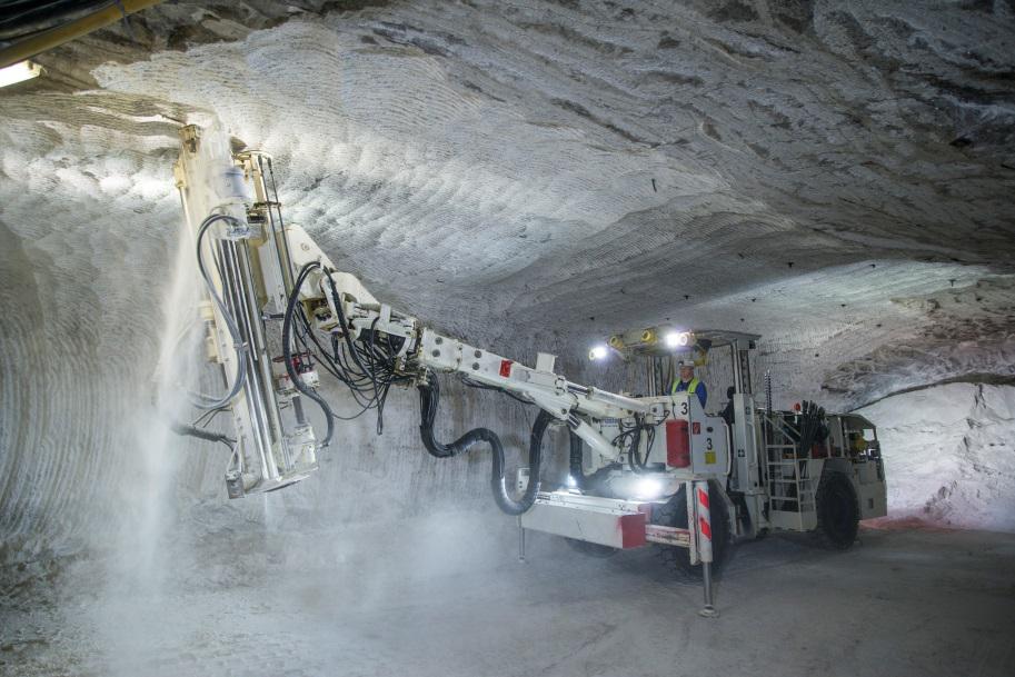 Mine Master w kopalniach soli i anhydrytu