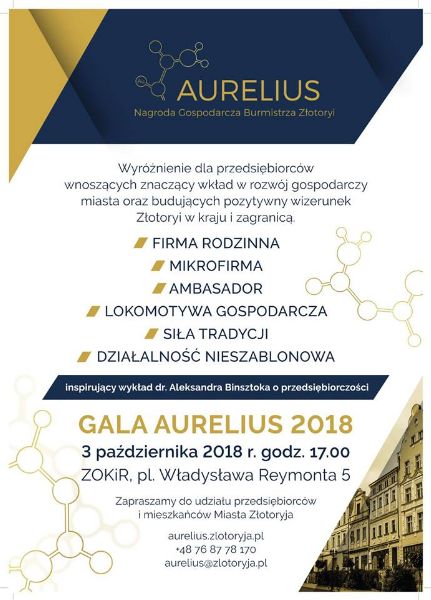 Zostaną wręczone Aureliusy