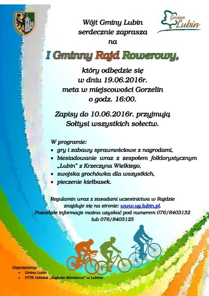 Gminny rajd rowerowy