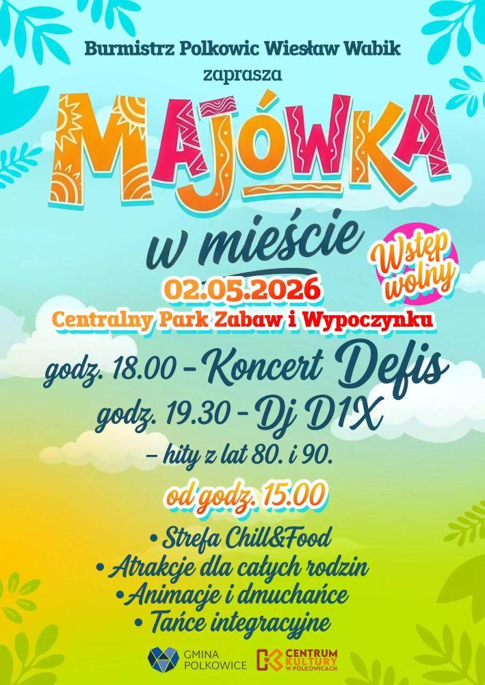 Majówka w Polkowicach. Patriotycznie i rozrywkowo